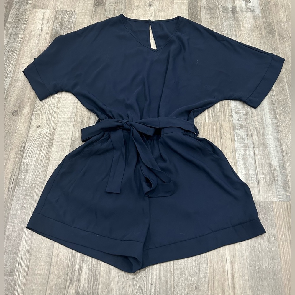 Navy Romper - Picture 2 of 3